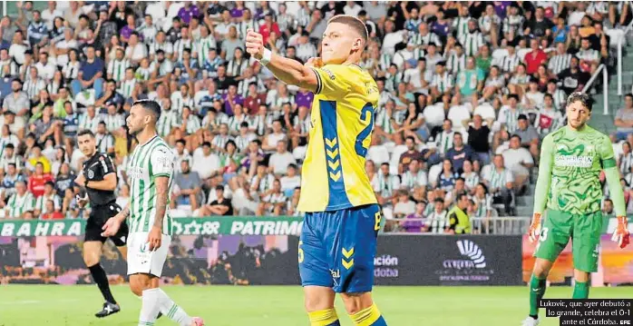 CÓRDOBA 1-UD LAS PALMAS 3.