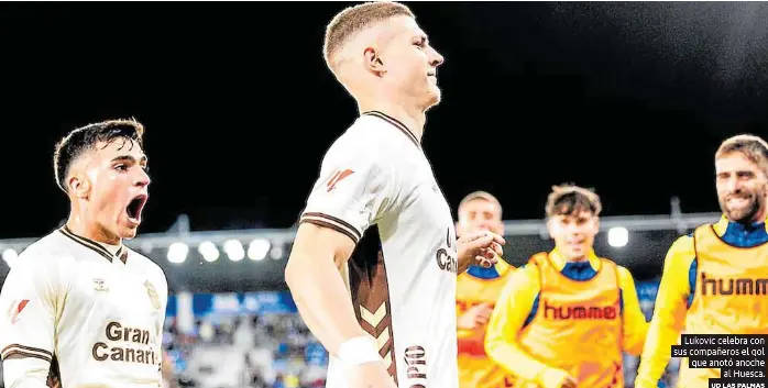 LA UD SE AGARRA A UN LUKOVIC ESTELAR