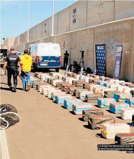 GOLPE AL NARCOTRÁFICO CERCA DE CANARIAS