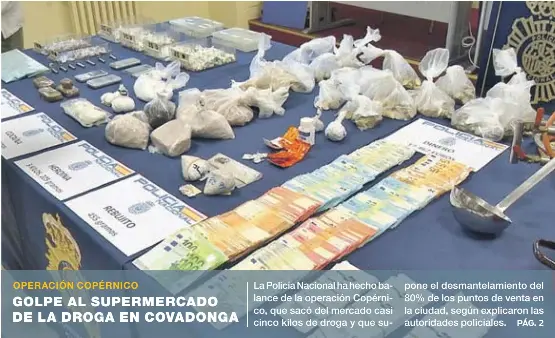 GOLPE AL SUPERMERCADO DE LA DROGA EN COVADONGA