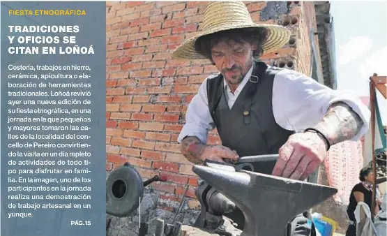 TRADICIONES Y OFICIOS SE CITAN EN LOÑOÁ