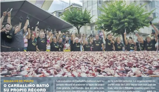 O CARBALLIÑO BATIÓ SU PROPIO RÉCORD