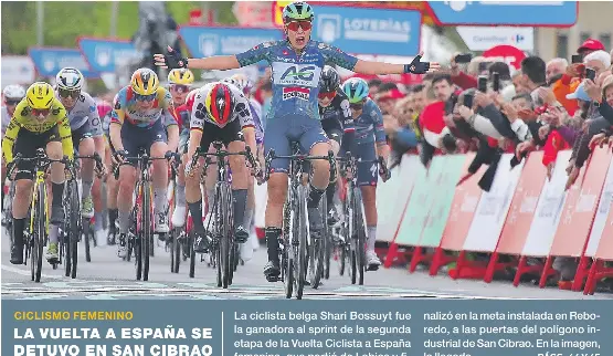 LA VUELTA A ESPAÑA SE DETUVO EN SAN CIBRAO