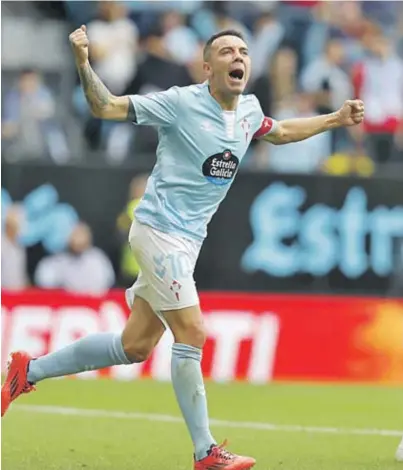 IAGO ASPAS DA UN PUNTO MÁS