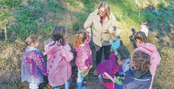 ALUMNOSQUEAPRENDENEN‘AULASBOSQUE’