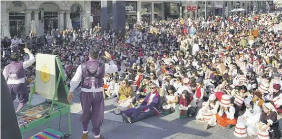 2.000 ESCOLARES ‘RECONQUISTARON’ VIGO