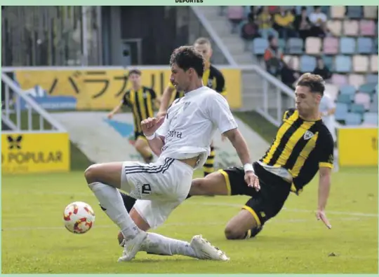 DERROTA DE LA SEGOVIANA ANTE EL BARAKALDO (2-0).