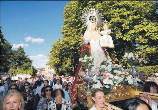 LA VIRGEN DEL MANTO ABRE EL PROGRAMA FESTIVO DE RIAZA.