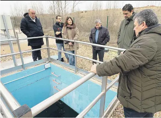 LA NUEVA DEPURADORA DE MADERUELO ENTRA EN FUNCIONAMIENTO.