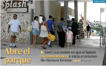 SANT LLUÍS OFRECE SA TANCA PARA CONSTRUIR VIVIENDAS SOCIALES