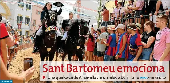 SANT BARTOMEU EMOCIONA