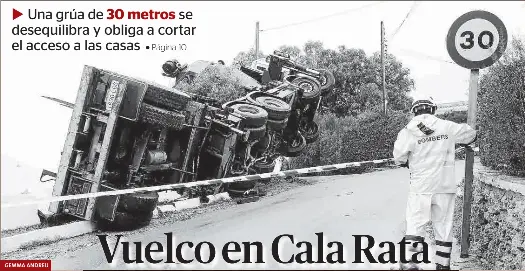 VUELCO EN CALA RATA