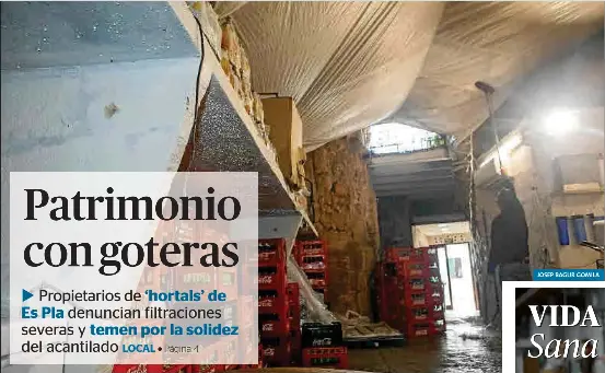 PATRIMONIO CON GOTERAS