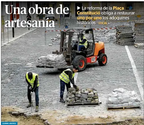 UNA OBRA DE ARTESANÍA