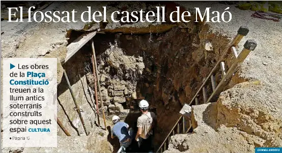 EL FOSSAT DEL CASTELL DE MAÓ