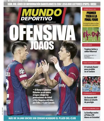 Mundo Deportivo (Barcelona) - 1 Dec 2023