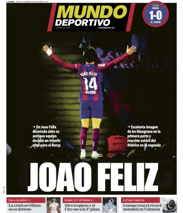 Mundo Deportivo (Barcelona) - 4 Dec 2023