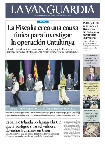La Vanguardia (1ª edición) - 15 Feb 2024