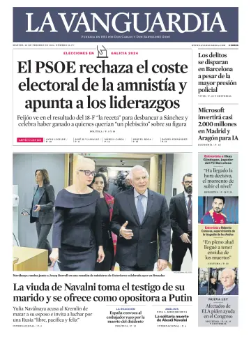 La Vanguardia (1ª edición) - 20 Feb 2024