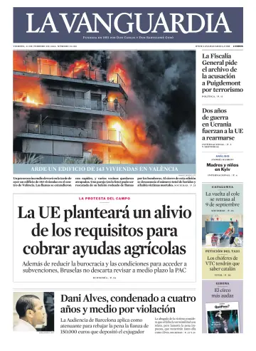 La Vanguardia (1ª edición) - 23 Feb 2024