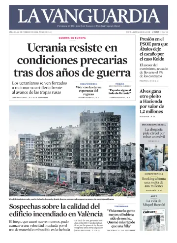 La Vanguardia (1ª edición) - 24 Feb 2024