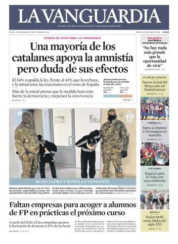 La Vanguardia (1ª edición) - 25 Mar 2024
