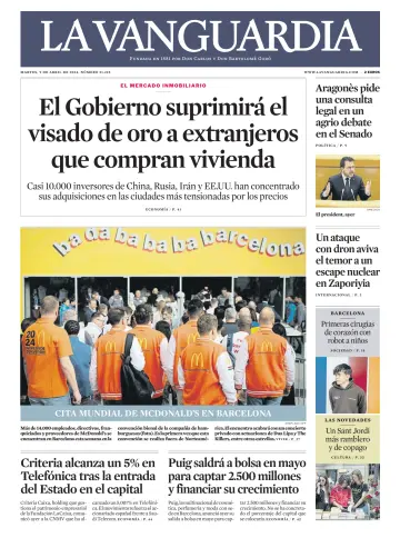 La Vanguardia (1ª edición) - 9 Apr 2024