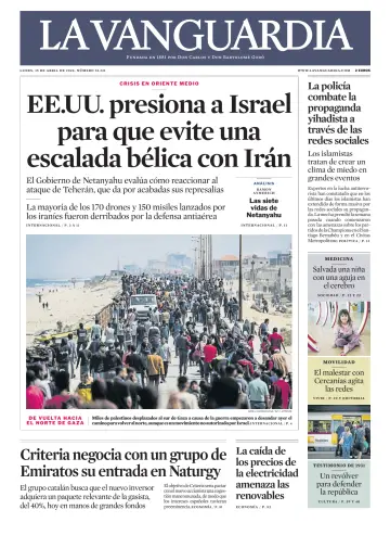 La Vanguardia (1ª edición) - 15 四月 2024