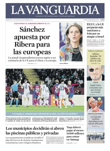 La Vanguardia (1ª edición) - 17 abril 2024