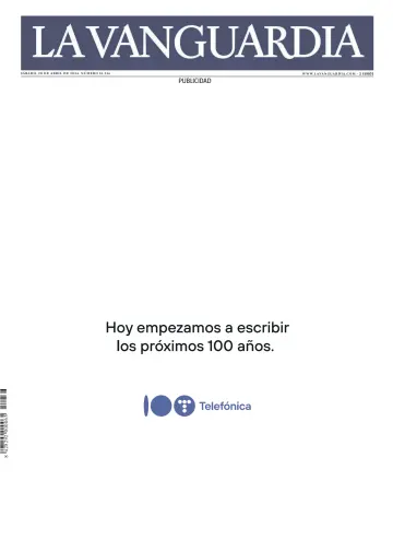 La Vanguardia (1ª edición) - 20 апр. 2024
