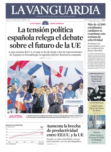 La Vanguardia (1ª edición) - 3 Jun 2024