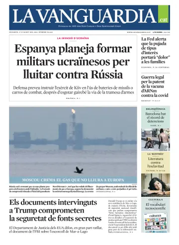 La Vanguardia (Català-1ª edició) - 27 Aug 2022