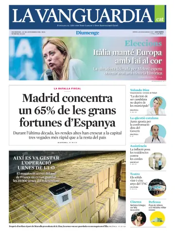La Vanguardia (Català-1ª edició) - 25 Sep 2022