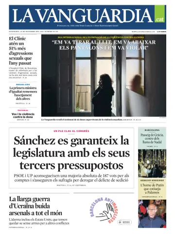 La Vanguardia (Català-1ª edició) - 25 Nov 2022
