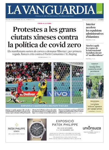 La Vanguardia (Català-1ª edició) - 28 Nov 2022