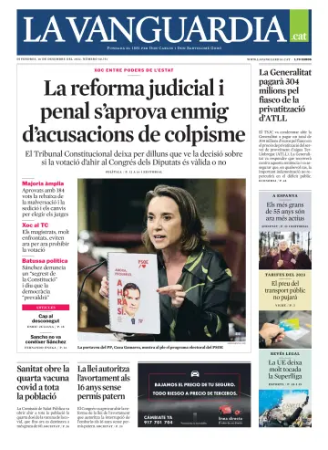 La Vanguardia (Català-1ª edició) - 16 Dec 2022