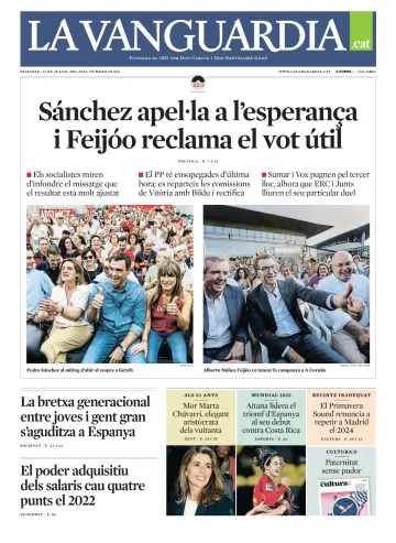 La Vanguardia (Català-1ª edició) - 22 Jul 2023