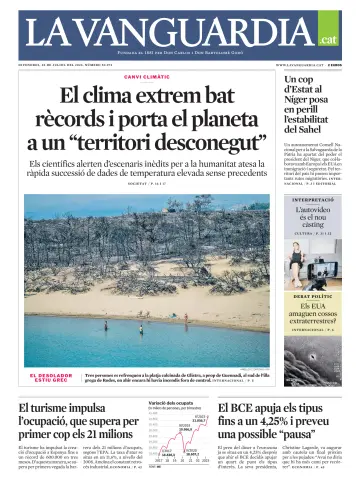 La Vanguardia (Català-1ª edició) - 28 Jul 2023