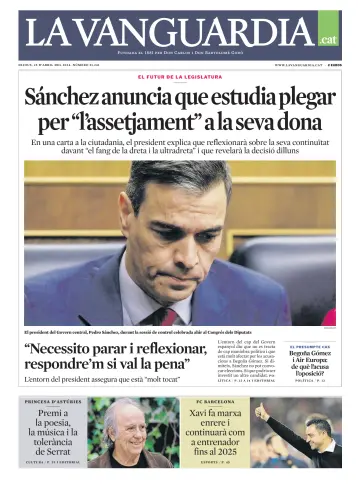La Vanguardia (Català-1ª edició) - 25 abril 2024