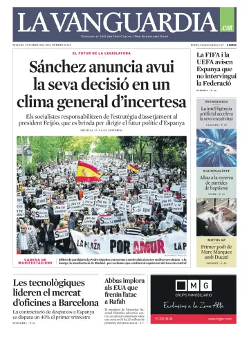 La Vanguardia (Català-1ª edició) - 29 Apr 2024