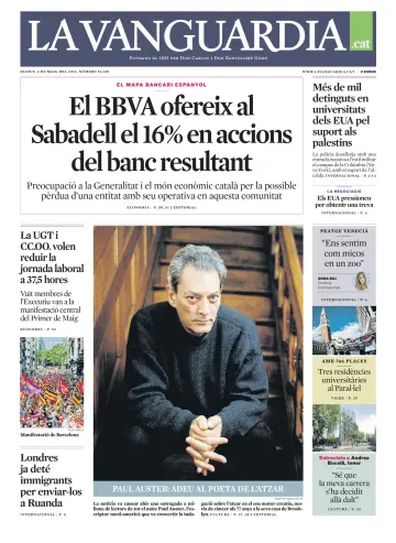 La Vanguardia (Catala-1ª edición) - 02 mayo 2024