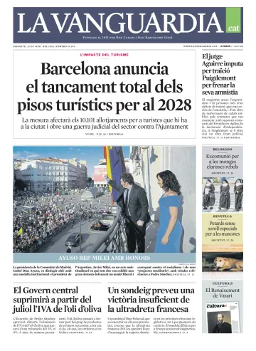 La Vanguardia (Català-1ª edició) - 22 Jun 2024