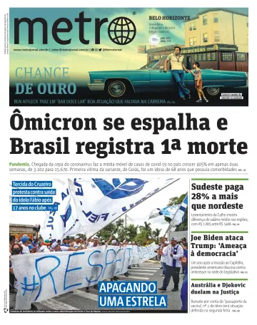 Metro Brasil (Belo Horizonte) - 07 janv. 2022