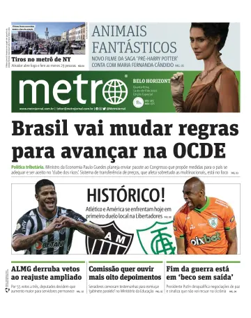 Metro Brasil (Belo Horizonte) - 13 abr. 2022