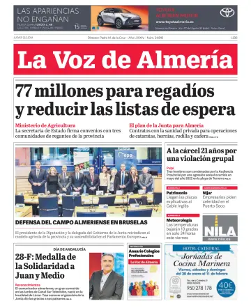 La Voz de Almería - 22 Feb 2024