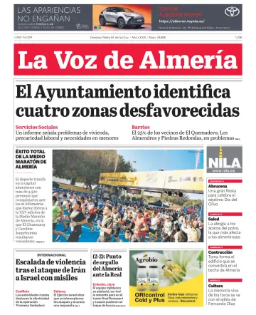 La Voz de Almería - 15 Nis 2024
