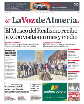 La Voz de Almería - 4 Bealtaine 2024