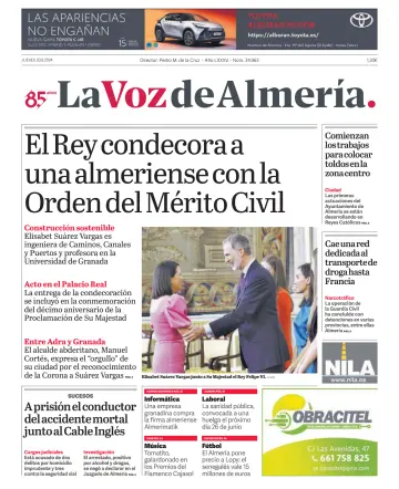 La Voz de Almería - 20 6月 2024
