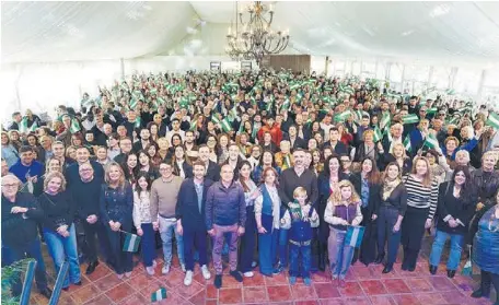 MUESTRA DE UNIÓN DEL PP DE LA PROVINCIA