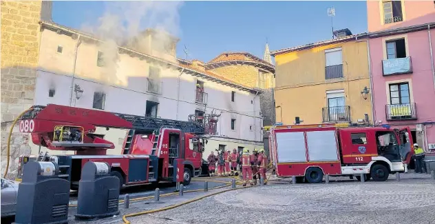 INCENDIO EN UNA CASA OKUPADA